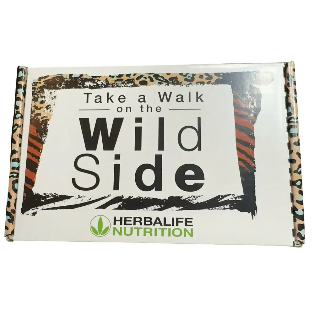 Herbalife Nutrition Wild‎ Side Animal Print Crew Socks 3 Pair Gift Box NWT